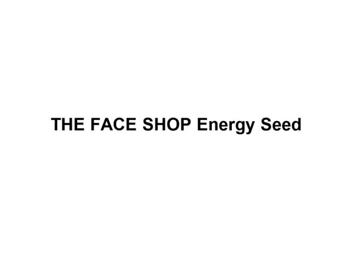 THE FACE SHOP ENERGY SEEDSEED