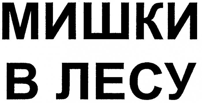 МИШКИ В ЛЕСУ