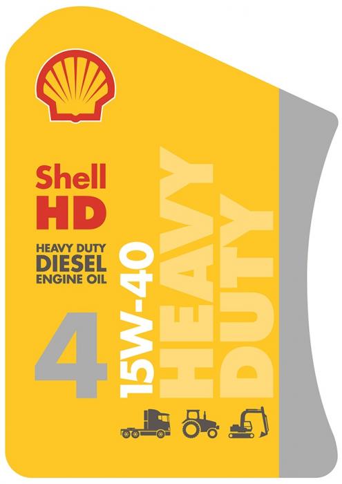 SHELL HD HEAVY DUTY DIESEL ENGINE OIL 4 15W-4015W-40