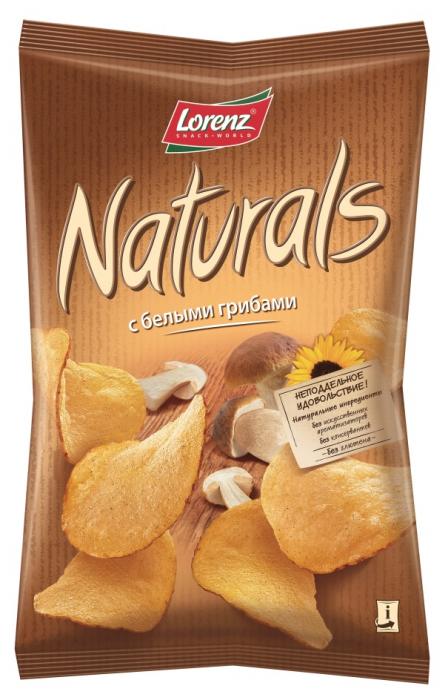 NATURALS LORENZ SNACK-WORLD С БЕЛЫМИ ГРИБАМИ НЕПОДДЕЛЬНОЕ УДОВОЛЬСТВИЕУДОВОЛЬСТВИЕ