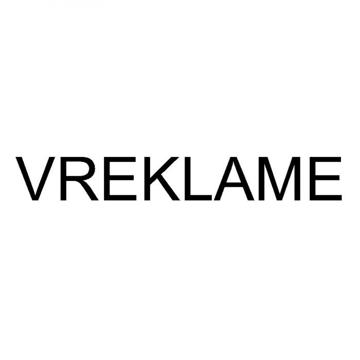 VREKLAMEVREKLAME