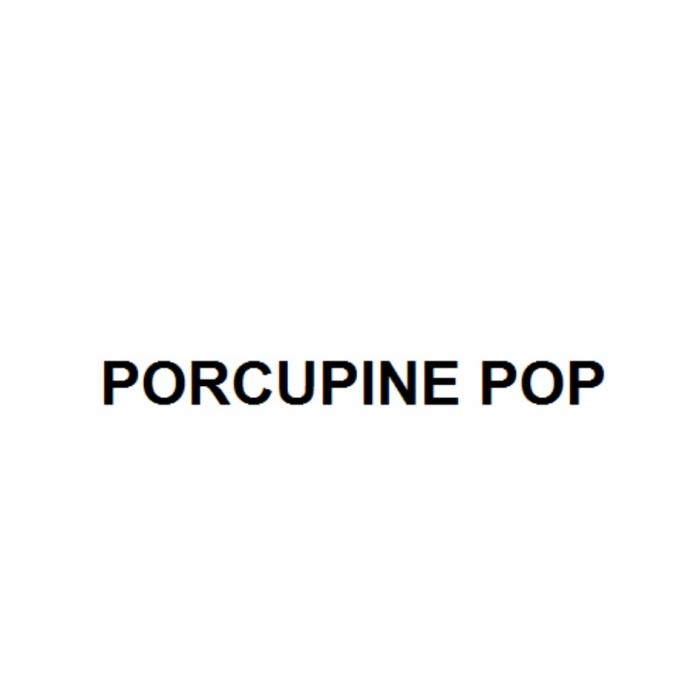 PORCUPINE POPPOP