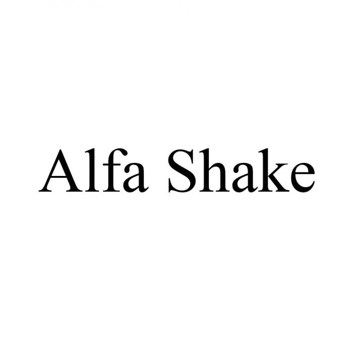 ALFA SHAKESHAKE