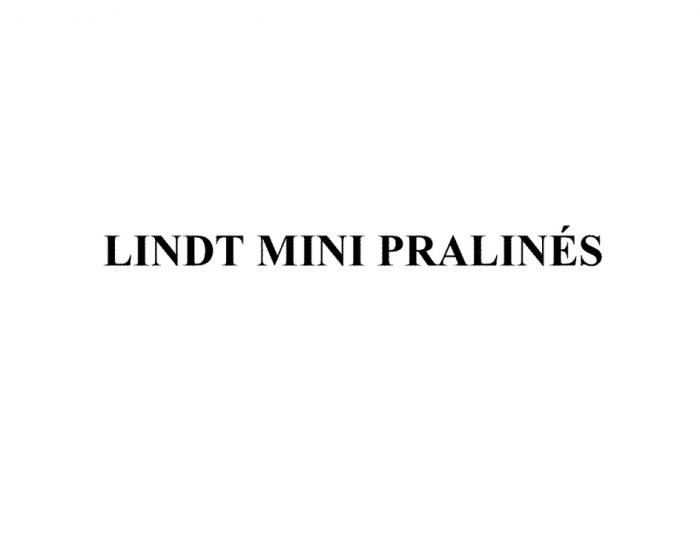 LINDT MINI PRALINESPRALINES