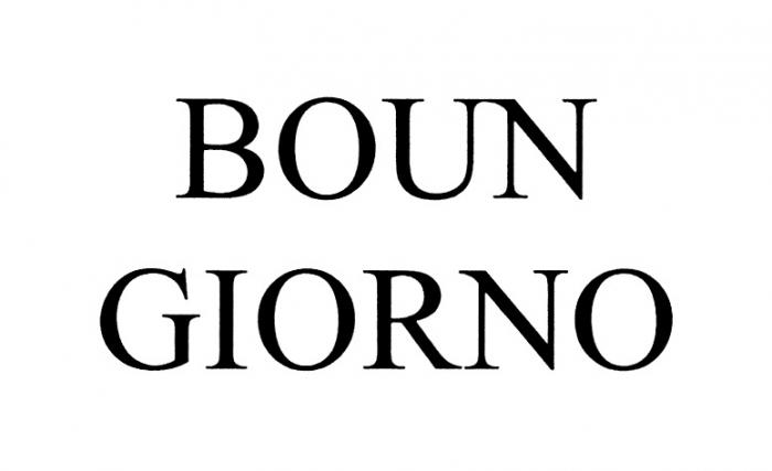 BOUN GIORNOGIORNO