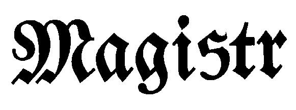 MAGISTR