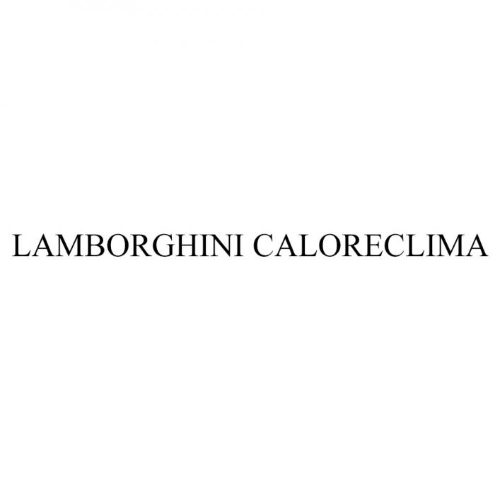 LAMBORGHINI CALORECLIMACALORECLIMA