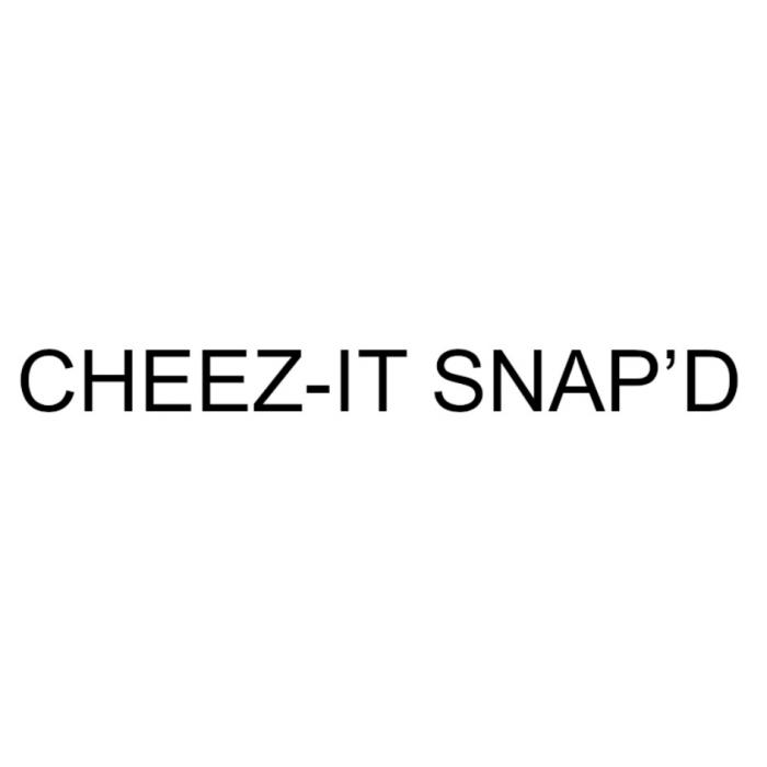 CHEEZ-IT SNAPDSNAP'D