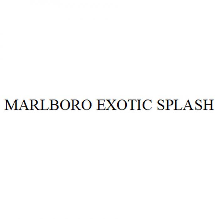 MARLBORO EXOTIC SPLASHSPLASH