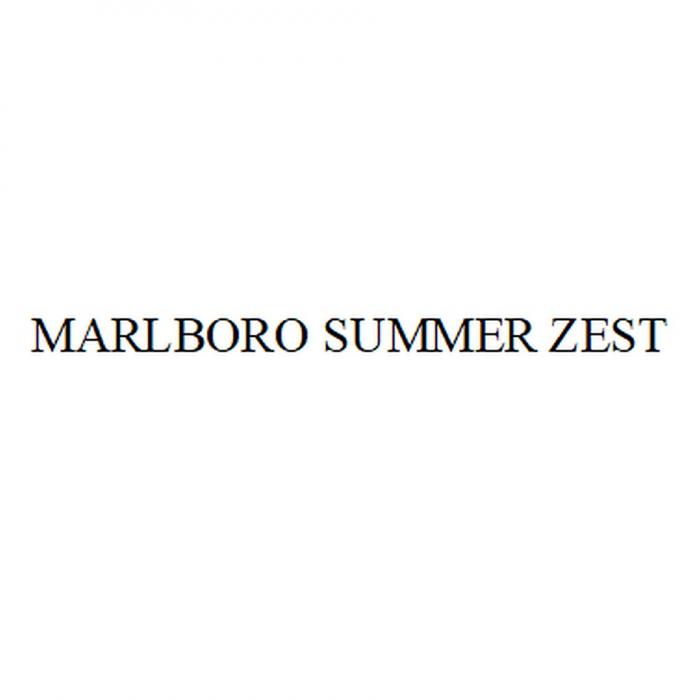 MARLBORO SUMMER ZESTZEST