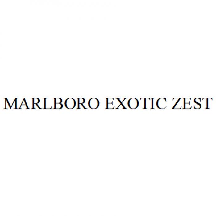 MARLBORO EXOTIC ZESTZEST