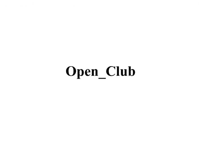 OPEN CLUBCLUB