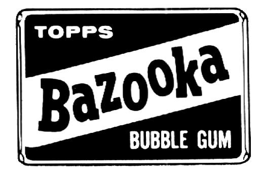 BAZOOKA TOPPS BUBBLE GUM