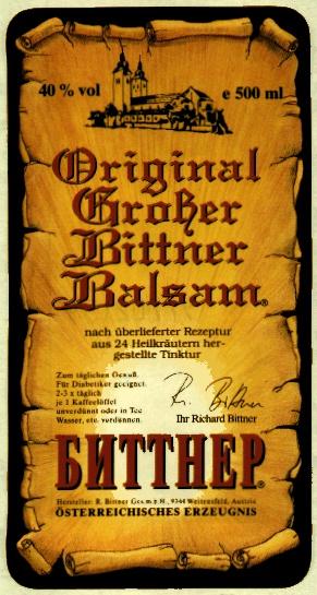 БИТТНЕР ORIGINAL GROBER BITTNER BALSAM