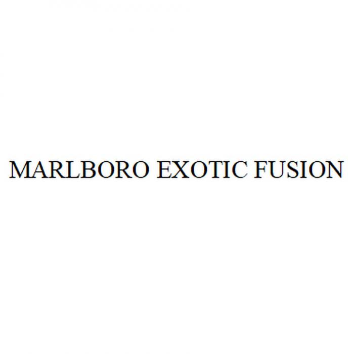 MARLBORO EXOTIC FUSIONFUSION