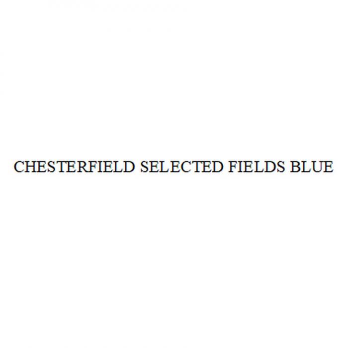 CHESTERFIELD SELECTED FIELDS BLUEBLUE