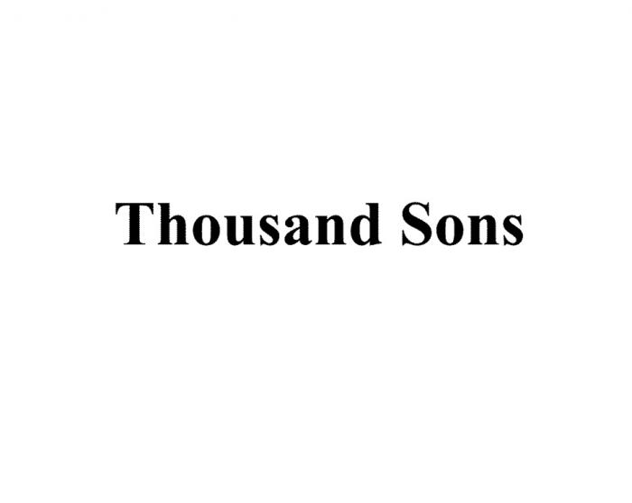 THOUSAND SONSSONS