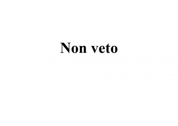 NON VETO