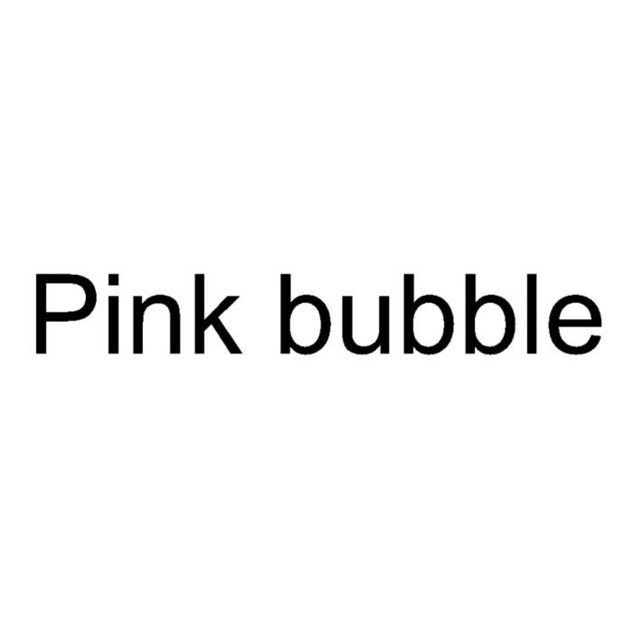 Pink bubblebubble