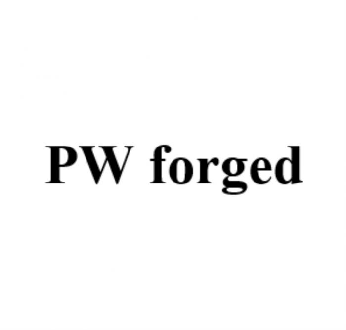 PW FORGEDFORGED