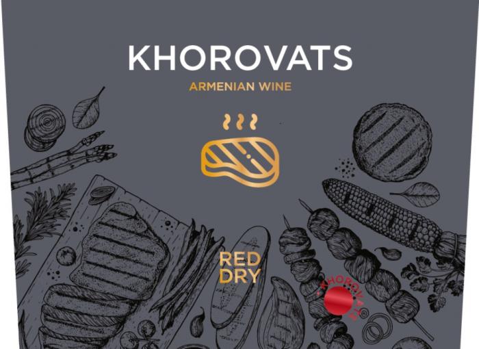 KHOROVATS ARMENIAN WINE RED DRY KHOROVATS