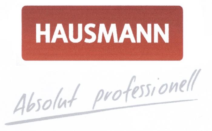 HAUSMANN ABSOLUT PROFESSIONELLPROFESSIONELL