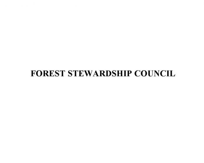 FOREST STEWARDSHIP COUNCILCOUNCIL