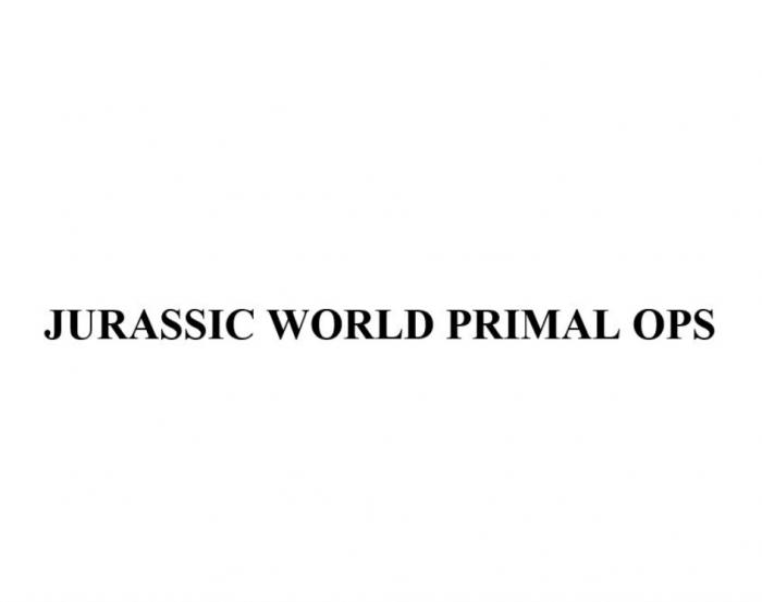 JURASSIC WORLD PRIMAL OPSOPS