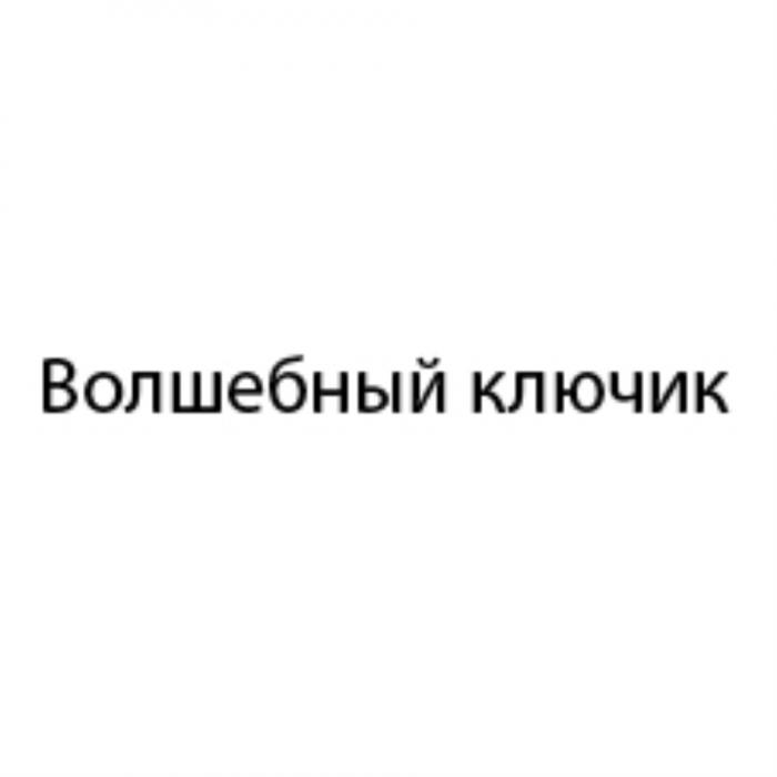 ВОЛШЕБНЫЙ КЛЮЧИККЛЮЧИК