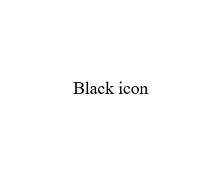 BLACK ICONICON