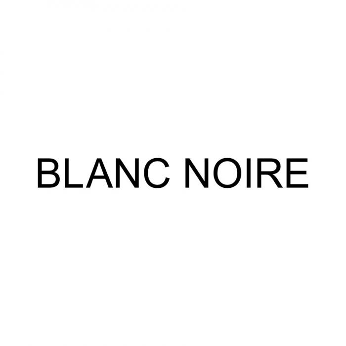 BLANC NOIRENOIRE