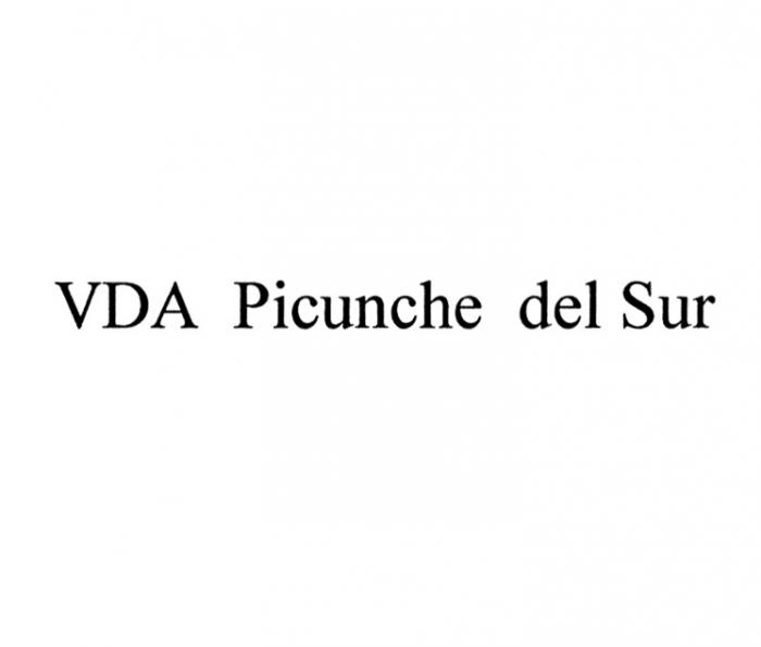 VDA PICUNCHE DEL SURSUR