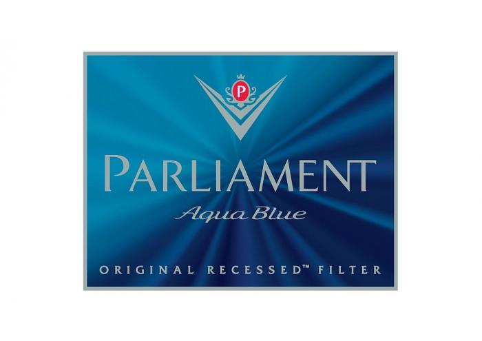 PARLIAMENT AQUA BLUE ORIGINAL RECESSED FILTERFILTER