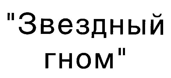 ЗВЕЗДНЫЙ ГНОМ