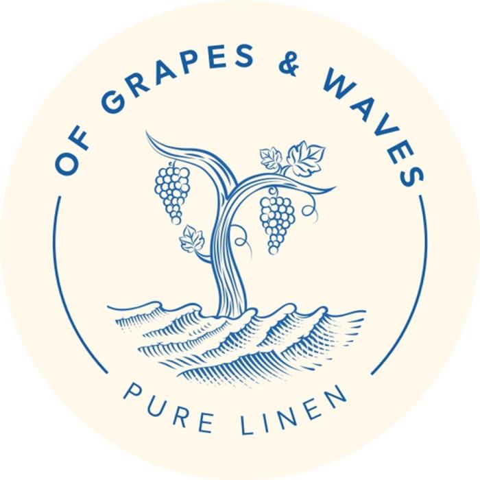 OF GRAPES & WAVES PURE LINENLINEN