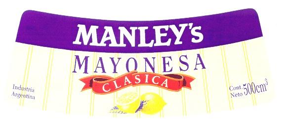 MANLEYS MANLEY MAYONESA CLASICA