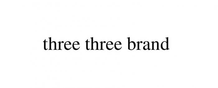 THREE THREE BRANDBRAND