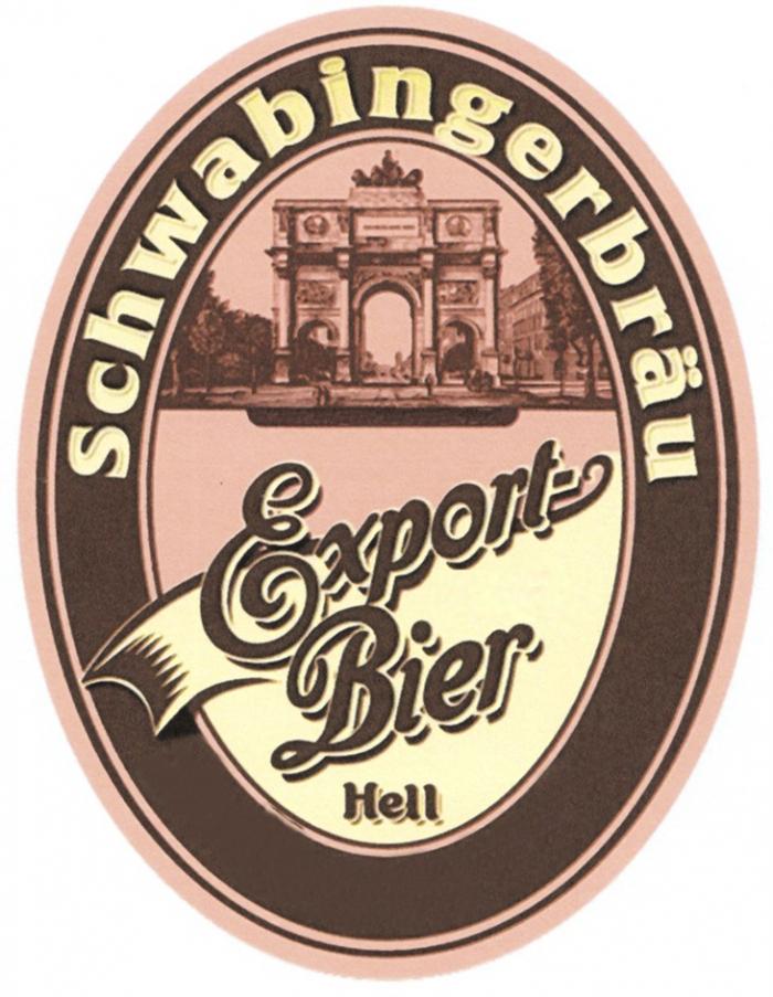 SCHWABINGERBRAU EXPORT BIER HELLHELL