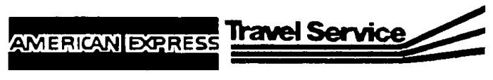 AMERICAN EXPRESS TRAVEL SERVICE