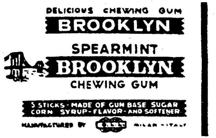 BROOKLYN SPEARMINT CHEWING GUM