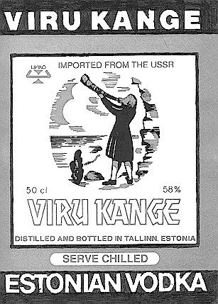 VIRU LIVIKO KANGE ESTONIAN VODKA TALLINN