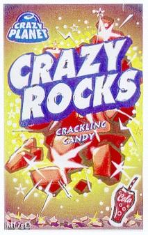 CRAZY ROCKS CRACKLING CANDY PLANET