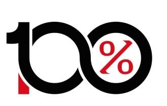 100%