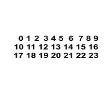23 22 21 20 19 18 17 16 15 14 13 12 11 10 9 8 7 6 5 4 3 2 1 0