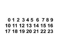 23 22 21 20 19 18 17 16 15 14 13 12 11 10 9 8 7 6 5 4 3 2 1 0