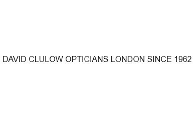 DAVID CLULOW OPTICIANS LONDON SINCE 1962