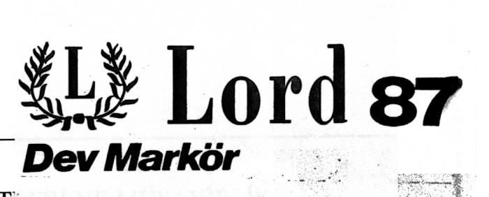 lord 87 dev markör l