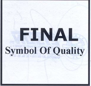 final symbol of quality