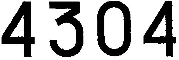 4304