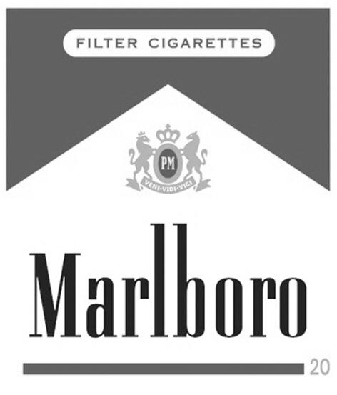 FILTER CIGARETTES PM VENI-VEDI-VICI Marlboro 20